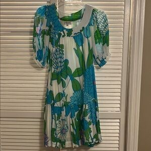 Olivia James The Label Floral Print Dress with Puff Sleeves